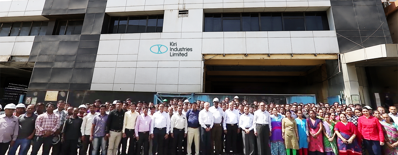 Corporate group photo at Kiri Industries